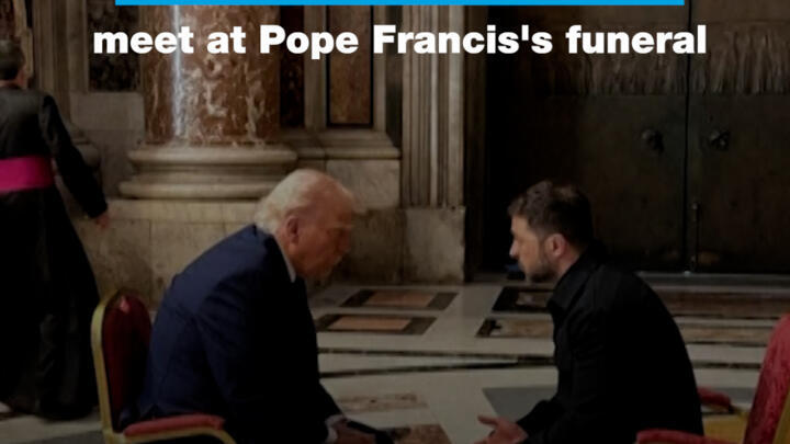 Ukrainian President Volodymyr Zelensky and US President Donald Trump